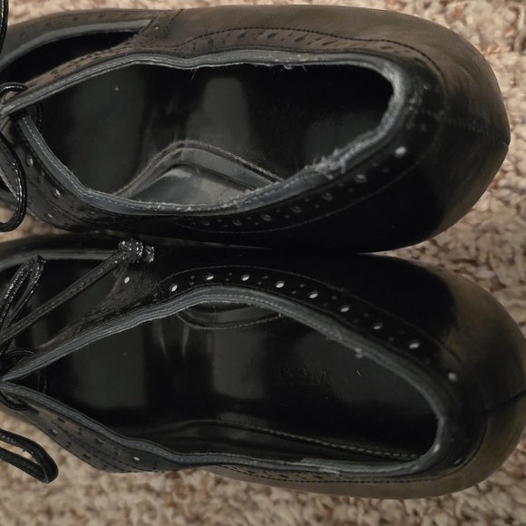 Vintage Nine West Peep Toe Heels Size 8.5 (07gw1) - Picture 8 of 13